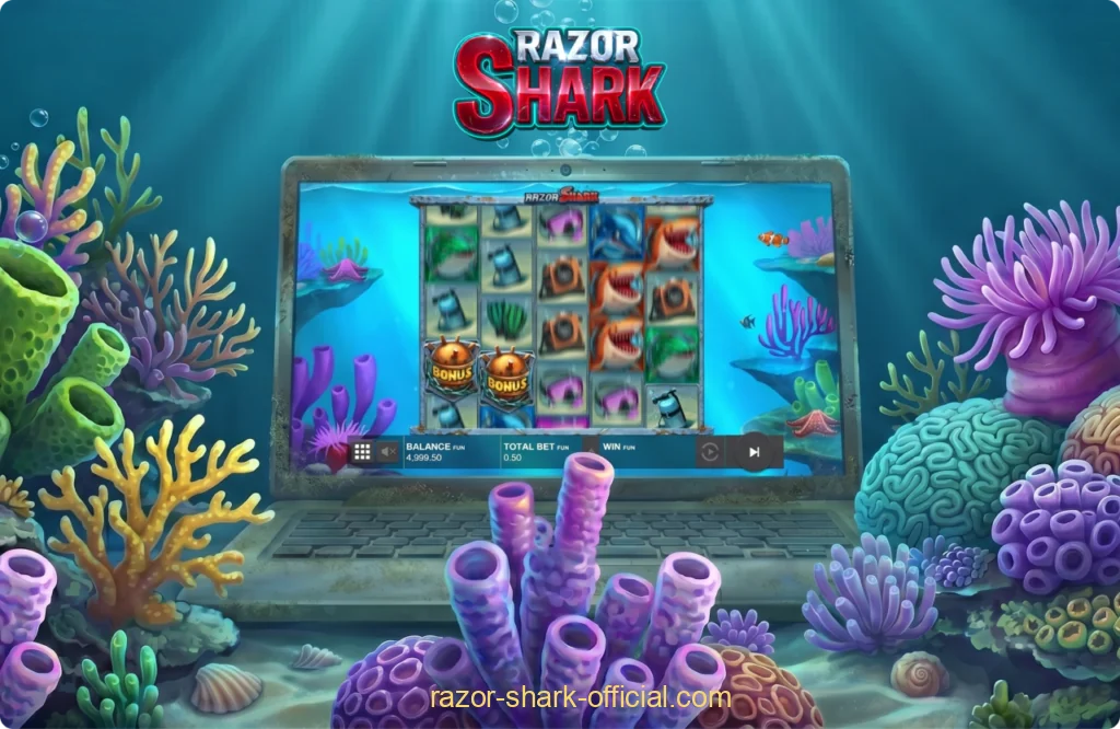 Die Razor Shark Freispielrunde startet, sobald mindestens 3 Scatter-Symbole auf dem Raster erscheinen